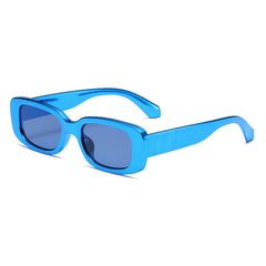 New style small rectangle colorful sunglasses Plating color pc frame Retro y2k sunglasses