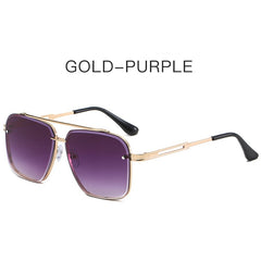 Fashion new style sunglasses uv400 luxury punk sunglasses metal frame sunglasses