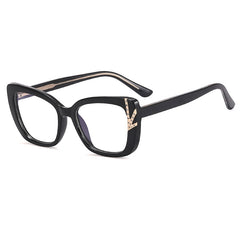 New fashion TR90 CP insert gradual change color color anti-blue glasses frame with myopia glasses