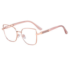 Fashion Personality thin frame Metal frame anti-blue light glasses Thin face frame glasses