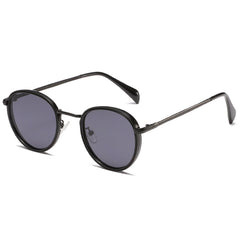 Round frame metal sunglasses UV protection retro classic for men and women