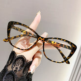 Fashion new style cat eye glasses tortoise shell anti blue light glasses frame