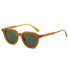 2025 Hot sale Oval sunglasses Retro round frame fashion sunglasses