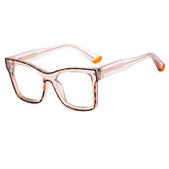 Fashion oversized anti blue light glasses 2025 double colorful computer glasses