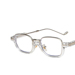 Half frame rivet small frame sunglasses new retro sunglasses female ins wind sunglasses