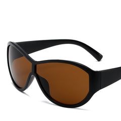 Fashion New style oversized oval sunglasses leopard print sunglasses