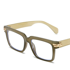 New fashion square anti blue light glasses computer reading glasses