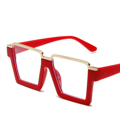 High quality one half sunglasses candy colorful anti blue light glasses