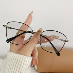 Custom logo metal frame anti blue light glasses candy colorful computer glasses