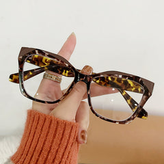 New fashion leopard print glasses anti blue light tortoise shell cat eye vintage glasses