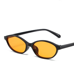 Hot sale small oval sunglasses new style luxury trend uv400 gradient colorful sunglasses