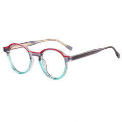 High quality round frame anti blue light glasses computer reading glasses