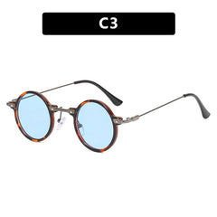 Small frame round frame personality hip Hop sunglasses New retro sunglasses