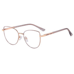 New metal anti-blue kids eyeglasses frame fresh cute sweet fashion optical mirror can be matched close