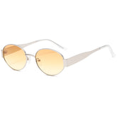 2025 New fashion small frame vintage sunglasses gradient colorful retro sunglasses