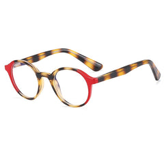 New wholesale kid mirror round frame cute simple glasses frame anti-blue light can be matched with myopia mirror
