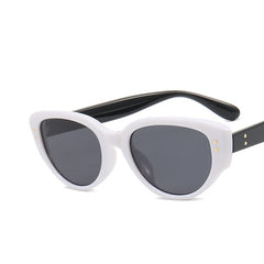 Custom logo cat eye fashion uv400 sunglasses luxury irregular outdoor sunglasses