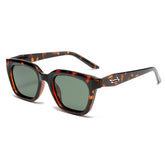 High quality leopard print sunglasses irregular frame tortoise shell sunglasses