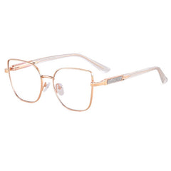 Fashion Personality thin frame Metal frame anti-blue light glasses Thin face frame glasses