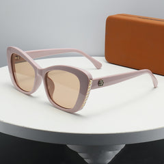 New fashion Big frame designer sunglasses trend ins driving shading UV400 sunglasses