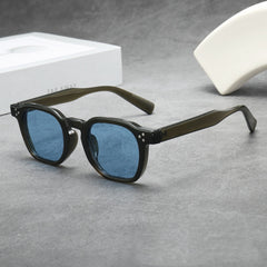 New fashion retro oval small frame women sunglasses leopard print UV400 sunglasses for men