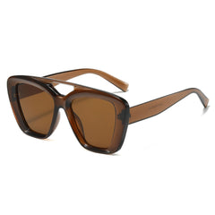 Fashion new double beam sunglasses New uv400 UV protection large frame glasses