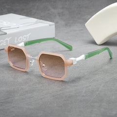 High quality square fashion sunglasses irregular frame tortoise shell sunglasses