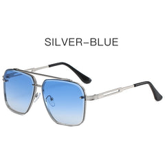 Fashion new style sunglasses uv400 luxury punk sunglasses metal frame sunglasses