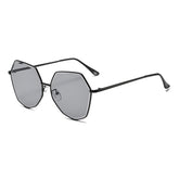 Vintage gradient colorful metal frame sunglasses fashion uv400 sunglasses