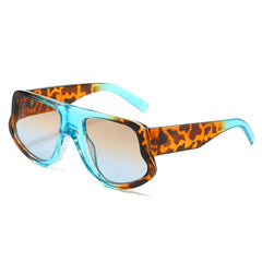 New wide-legged catwalk sunglasses Fashion big frame trend sunglasses