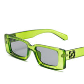 New clear green frame glasses Trend sunglasses Fashion UV protection sunglasses