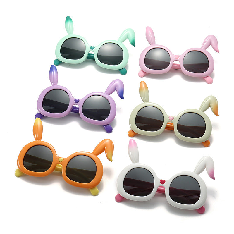 2025 New fashion sunglasses for kids girl cute uv400 Cartoon polarizer sunglasses