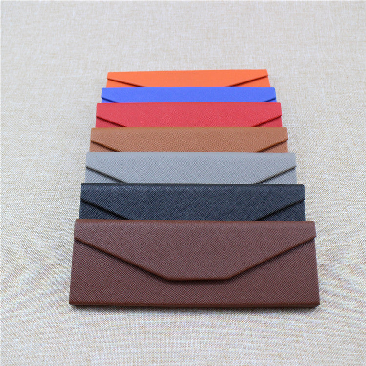 custom logo vintage glasses case colorful retro fold print logo glasses case