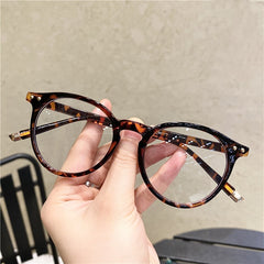 2025 Fashion new fashion round glasses reading computer anti blue light glasses