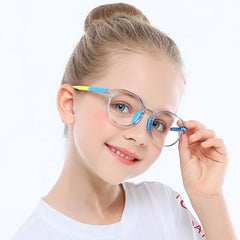 New fashion anti blue light glasses colorful glasses fashion girl boy kids glasses