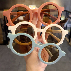 New fashion new style candy colorful kids sunglasses out round kids sunglasses