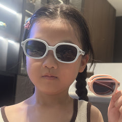 Fashion new style candy colorful kids sunglasses small square girl cute kids sunglasses