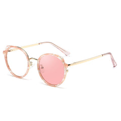 2025 New fashion color-changing optical frame female INS wind anti-blue glasses frame