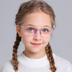 New fashion comfort plastic frame kids glasses rectangle glasses for kids