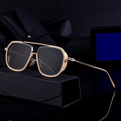 2025 new irregular frame sunglasses men's high-grade business vintage sunglasses