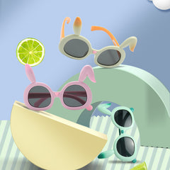 2025 New fashion sunglasses for kids girl cute uv400 Cartoon polarizer sunglasses