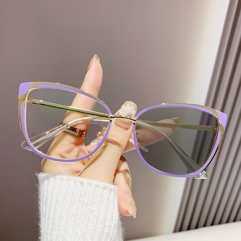 New style fashion trend anti-blue cat eye glasses cat eye candy colorful glasses