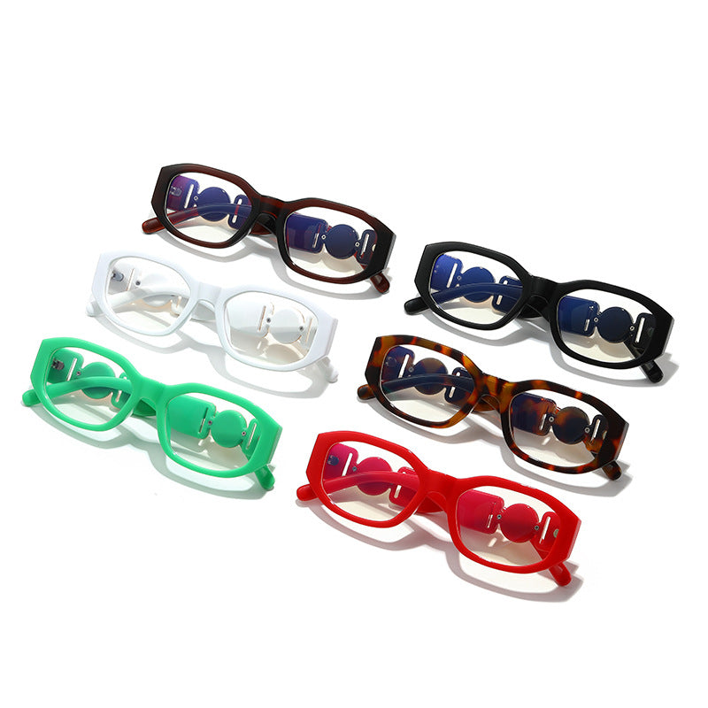 Hot sale vintage designer anti blue light glasses  tortoise shell rectangle glasses