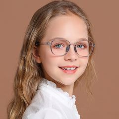 Comfortable silicone glasses for children anti blue light reading computer glasses