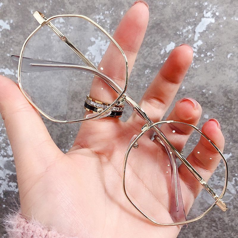 Vintage round glasses anti blur light glasses frame fashion computer reading glasses