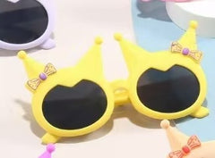 2025 New fashion cute sunglasses Kulomi shape frame girl kids sunglasses