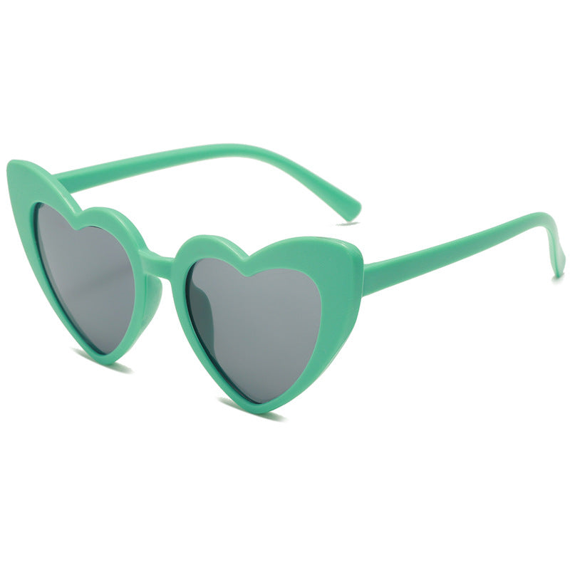 Fashion cute new style children sunglasses love heart shape funny party children sunglasses