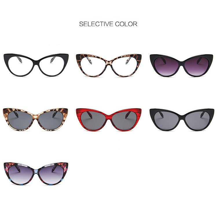 High quality new fashion glasses leopard print anti blue light vintage glasses