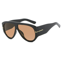 Brand designer tortoise shell sunglasses hot sale gradient colorful round sunglasses