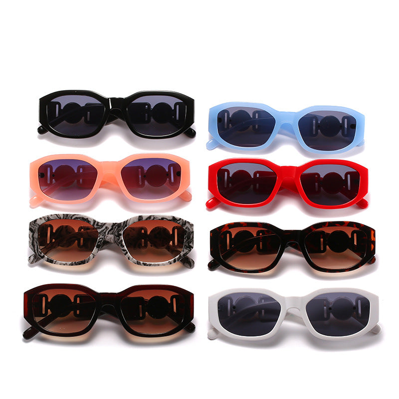 Fashion new style brand sunglasses designer uv400 leopard print sunglasses